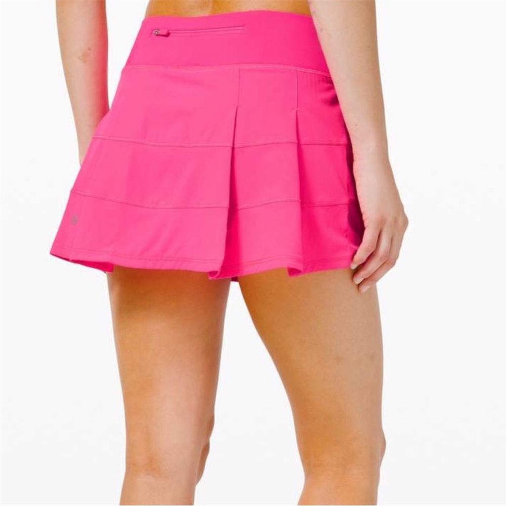Lululemon Pace Rival Pink Pleated Tennis Skirt